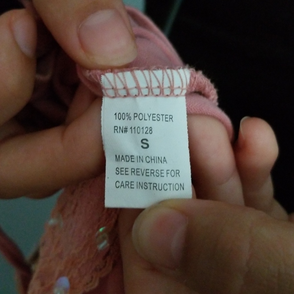 Pink Spaghetti Strap - Picture 4 of 5